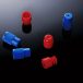   12mm Plug Caps,Polyethylene,Blue,Non-Sterile,Used for #12-1275 or 12-2275,1000 Pieces/Bag,2 Bags/Case
