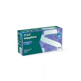   SemperGuard Sapphire, púdermentes nitril munkavédelmi kesztyű  L 200 darab/doboz