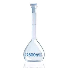   Mérőlombik, BLAUBRAND®, class A, DE-M, PP dugóval, átlátszó üvegtérfogal ml 2000, csiszolat NS 29/32