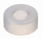   LLG-Snap ring cap N 11,PE, transparent, Silicone white/PTFE red, Hardness: 55° shore A, Thickness: 1.0 mm pack of 100pcs