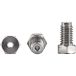   "Nut 1/16"" with bore suitable for 1/16"" capillary tube pack of 5"