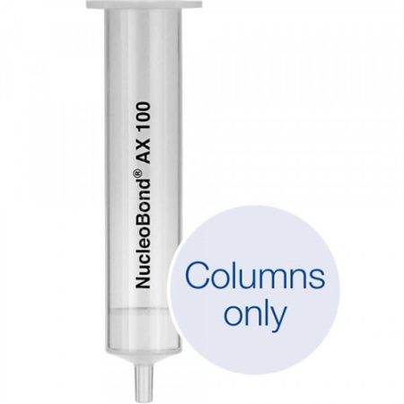 NucleoBond AX 100 (20 columns) Columns for the isolation of plasmid DNA, Buffers not included, Plastic Washers, User Manual, Pack of 20