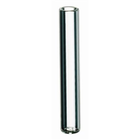 LLG-Inserts 0.2 ml for wide opening, O.D.: 6mm outer height: 31 mm, clear, flat bottom, pack of 100pcs