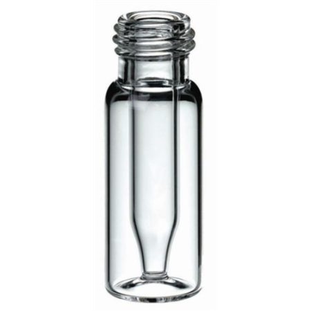 LLG-Screw Neck Vials N 9, 0.3 ml O.D.:11.6 mm,outer height:32 mm,clear,flat bottom, with integrated Insert 0.3 ml, conical,pack of 100