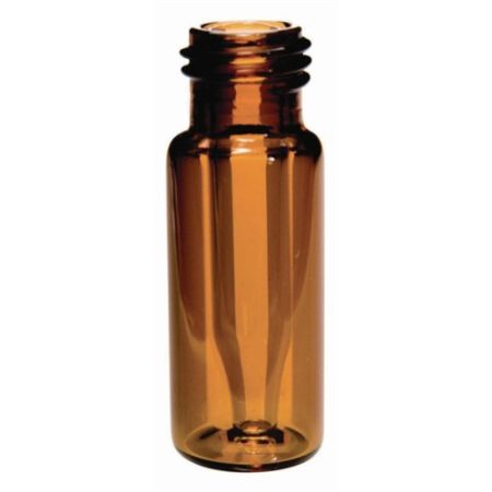 LLG-Screw Neck Vials N 9, 0.3 ml O.D.:11.6 mm,outer height:32 mm,amber,flat bottom, with integrated Insert 0.3 ml, conical,pack of 100