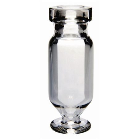 LLG-Crimp Neck Vial N 11, 1,1ml O.D.: 11,6mm, outer height: 32 mm, clear, conical with a round pedestal glass plate, pack of 100