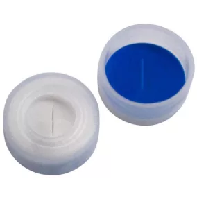   LLG-11 mm-es kombinált tömítés: PE rögzítőgyűrűs kupak, átlátszó, középső furattal, puha kivitel. Piros PTFE/fehér szilikon/piros PTFE, 45° Shore A, 1,0 mm,