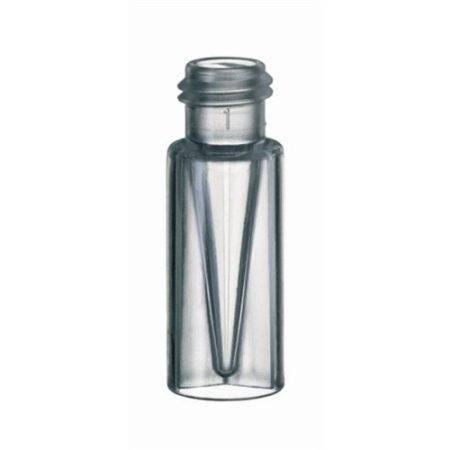 LLG-Screw Neck Vials N 9, 0.3 ml PP, O.D.: 11.6 mm, outer height: 32 mm, transparent, with inner cone, pack of 100