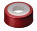   LLG-Bimetal crimp cap N 20 blue/silver, center hole 8 mm, without septa, pack of 100