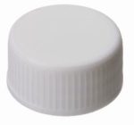 LLG-Screw-caps N 24, white PP, closed top, pack of 100