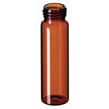 LLG-Screw Neck Vials N 24, 40ml O.D.: 27,5mm, outer height: 95 mm, amber, flat bottom, pack of 100