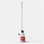   Automatic burette acc.to Schilling 10 ml, clear glass, cl. AS, Schellbach stripes, blue scale, conformity batch certified