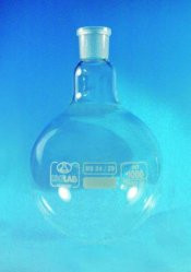 Round bottom flask 250 ml, NS 24/29 Boro 3.3, w/o stopper