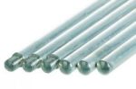 Support rod 600 x 12 mm galvanised steel, with M10 thread