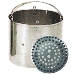   Witeg Perforated basket, ? 270 mm, height 250 mm, for Autoclaves WAC-47