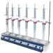   Extraction heating unit,serial heating WHM,w.analog controller for 6 extractions for flasks round bottom of 500 ml,max.temperature 450°C,
