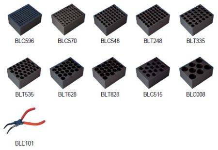 Heating Block, Type BLT248, 48 holes for tubes ? 12 mm