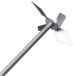   Impeller, diamond type PL121 4 blades, blade: 100 mm, rod diam. 10 mm, length: 650 mm, stainless steel