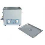   Witeg Ultrasonic cleaner, analog, WUC-A01H, made of stainless steel, with lid, capacity. 1,2 L, heat temperature.