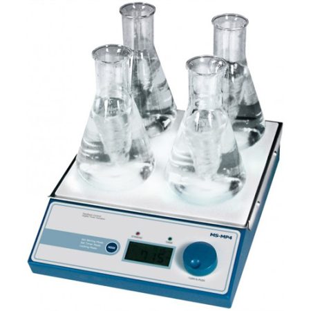 Multipoint Magnetic Stirrer, type MS-MP8, stirring capacity: max. 0,5 Liter, 8 points (4X2), speed range: 80 - 1200 rpm, digital