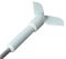   Witeg Impeller, centrifugal type PL031 2 flexible blades, blade ?. 120 mm, rod ? 8 mm, length. 650 mm, stainless steel