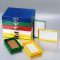   Microscope lemez füzet, 20-place cardboard lemez mailer w/inventory sheet, 10 darab/Pack, 4 csomag/doboz