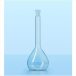   DURAN® Volumetric flask 200 ml, class A blue grad.,USP conformity, individual certificate, graduation mark, polyethylene stopper, NS 14/23