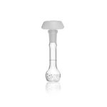   DURAN® Volumetric flask 5 ml, class AW blue graduation, batch certificate, one graduation mark, polyethylene stopper,NS 10/19