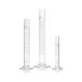   DURAN® Measuring cylinder 50 ml, class A batch certificate, blue graduation, main points ring graduation, hexagonal base