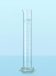   DURAN® Measuring cylinder 1000 ml, class A batch certificate, blue graduation, main points ring graduation, hexagonal base