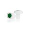 Plastic stopper PE, with green insert, NS 24/29