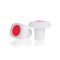 Plastic stopper PE, with red insert, NS 29/32