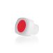 Plastic stopper PE, with orange insert, NS 34/35