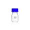   Laboratory glass bottle DURAN® Protect, 100ml GL 45, plastic coated (PU), with screw cap and pouring ring (PP)