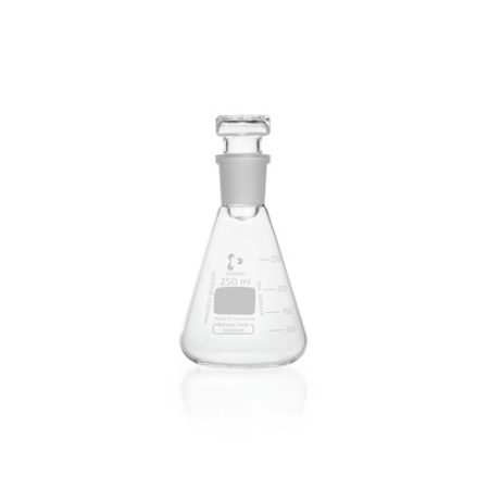 DURAN® Iodine determination flask, NS 29/32, with hollow, flat stopper, 250 ml