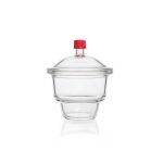   "DURAN® Desiccator with ""MOBILEX"" lid, with screw thread and screw-closure cap, DN 150 "