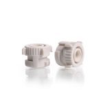   KECK Suction connector AS M8, screw cap, white, KECK-ART.-No. 40-01