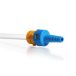   KECK Adapter KA, complete, red from hose connection glass over screw cap RD 14 to connection plastic 9 mm