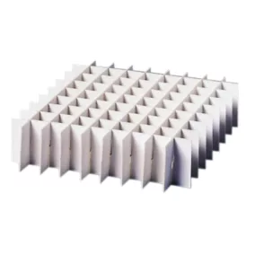   LLG-rácsos elválasztó 10x10H=22mm, kartonból, 133 x 133 mm-es kriodobozhoz