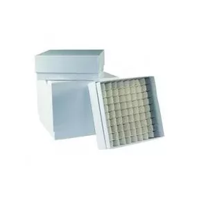 LLG-kriodoboz 136x136x100mm piros, rács nélkül