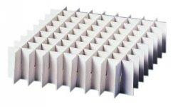 LLG-Grid divider 8x8 H=22mm, from cardboard, for Cryobox 133 x 133 mm