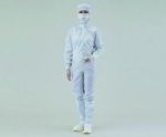   ASPURE Overall for cleanroom, white polyester, lateral zip, size XS