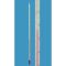   Thermometer, bar shape, -20...+150:1°C red special filling, resistant colouring, calibrat immersion depth 76mm, 322mm