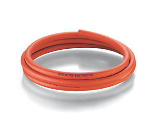 Gas safety tubing 1000 mm DIN-Norm 30664,1, bulk goods