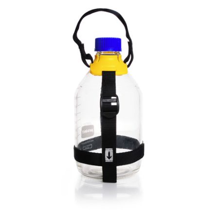 Bottle Carrying System GL45 2 liter, PP, yellow