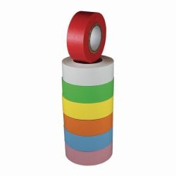 LLG-Adhesive Label Tape, red, Length: 12.7 m, Width: 12.7 mm, pack of 6