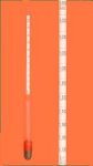   Hydrometer with thermometer 0,820-0,910, -20...+60:1°C for mineral oil testing, red special filling