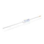   Glass bulb pipettes 100 ml, conformity certified blue print, accuracy class AS, batch certificate, batch certificate, 1 mark, pack of 6