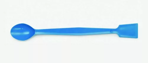 LLG-Macro spatula kanál 180 mm, PPkék, lapos végű, késéllel, 25 db-os kiszerelés