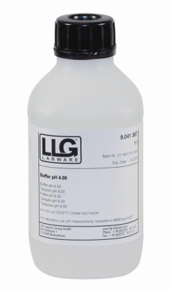 LLG-Buffer solution pH 4.00 ± 0.01/20°C, 1 l no dan. goods